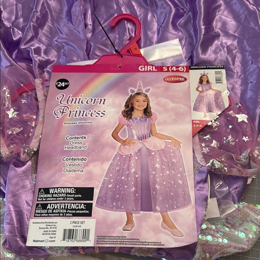 Good mark unicorn princess girl small 4-6